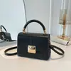 Bolso Cuadrado Pequeño Tejido Estilo Coreano Estilo Ins para Mujer, Moderno y Versátil, Bolso de Hombro Cruzado con Bloques de Color, Bolso de Mano de Alta Gama para Viajes