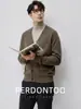 Tejido de Textura NubeCardigan de Punto de Hilo Suave de Alto Grado de 12 Calibres para Hombre, Color Sólido de Primavera y Otoño, Cómodo y Amigable con la Piel, Suéter Abierto