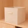 Caixa de armazenamento dobrável sem tampa doméstica não tecida para roupas íntimas caixa de armazenamento grande caixa de armazenamento de diversos para guarda-roupa