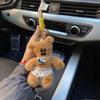 Lindo y Lindo Oso de Frijol Maillard Peluche Llavero de Coche Colgante de Bolsa Peluche Oso de Peluche Colgante Decoración