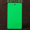 Etiqueta de plástico de color en blanco, transparente, esmerilada, de PVC, tarjeta impermeable, etiqueta de material para ropa, envío gratis