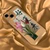 Funda para iPhone Lotus Good Luck Comes para iPhone 17 Pro Max, 14/15, Apple 16 Cobertura Total, 12/13 Celebridad de Internet 11