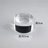 Soporte de Exhibición Cilíndrico de Acrílico, Soporte de Exhibición de Joyería Altamente Transparente, Base Elevadora para Cosméticos, Soporte para Modelo de Mano
