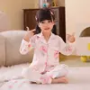 Pijama para Niñas Otoño Algodón Nube Manga Larga 2025 Nuevo Estilo Princesa Traje para Niñas Grandes Ropa de Abrigo