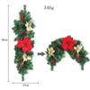 Hong Kong Amor Natal Decoração Luminosa Caixa de Correio Guirlandas Jardim Simulação Grande Cártamo Ramo Morto Pinha Pinha Pingente Rattan