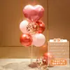 Decoraciones de Globos Flotantes de Mesa y Piso con Tema de Cumpleaños Feliz Cumpleaños para la Fiesta de Primer Cumpleaños de Niños, Decoraciones Brillantes