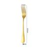 Cuchillo Occidental, Tenedor y Cuchara 1010 Oro Acero Inoxidable Vajilla Cuchara para Remover Café Pala para Pastel Juego de Cuchillo y Tenedor para Bistec de Hotel