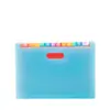 Carpeta de Archivo Portátil Vertical, Bolsa tipo Acordeón Retráctil, Multicapa, para Organizar Documentos de Estudiantes de Primaria, para Clasificación de Estudiantes de Secundaria, Gran Capacidad