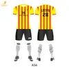 Uniformes de Fútbol Digitales Estampados de Cuerpo Completo Personalizados como un Juego Completo de Uniformes Transpirables de Secado Rápido para Clases de Fútbol Infantil