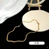[56] Joyería de Moda Chapada en Cobre Dorado Diseño de Nicho Europeo y Americano Cadena de Mismo Estilo ins Ken Dou Se Puede Apilar