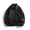 (Ventas directas de fábrica) Chaqueta de Cuero Transfronteriza 2025 Nueva Chaqueta de Cuero para Hombre Primavera Estilo Coreano Ajustada Chaqueta con Solapa