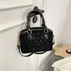 Bolso de Mano Versátil de Alta Gama Retro de Comercio Exterior para Mujer, Nuevo Modelo de Moda Otoño e Invierno 2025, Bolso de Hombro Cruzado, Bolso Cubo
