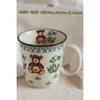 Juego de Tazas de Café Retro Jingdezhen Estilo Europeo Pequeña Taza de Cerámica de Lujo Creativo Pastoral Juego de Té de la Tarde Té Floral