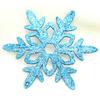 Jiujiang Huansong Christmas Craft Co., Ltd. Decoraciones Navideñas Polvo Brillante Copo de Nieve Colgante para Árbol de Navidad