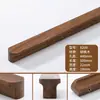 Manijas de Madera de Nogal, Gabinetes de Cajones de Madera Maciza, Puertas de Gabinete de Madera, Manijas de Armario de Madera Natural, Gabinetes de Madera, Minimalista Estilo Japonés