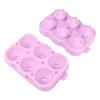 Molde de Hóquei no Gelo de Silicone Spot Grande 6-grade Redondo Whiskey Bola de Hóquei no Gelo Reutilizável Molde de Gelo para Casa