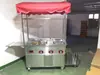Carrinho de Barraca de Mercado Noturno, Panela Multifuncional para Espetinhos Fritos, Triciclo, Teppanyaki, Carrinho de Lanches Oden Frito