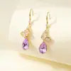 Pendientes Largos de Mariposa con Circonita para Mujer 2025 Nueva Tendencia Gancho de Oreja de Gama Alta Lujo Accesible Pendientes Elegantes que Reducen la Edad