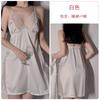 DZ Gui Ruochen Roupão Pijamas Casa Roupas Renda Sexy Cetim Sling Camisola Renda-Up Nightgown Roupão Set 245