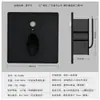 Lámpara de pie de inducción para exteriores 86 empotrada nivel ip67 impermeable luz para pasillo corredor escaleras escalón