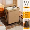 Cesto de roupa suja, cesto de lavanderia, estilo dormitório, com tampa, grande capacidade, para roupas íntimas, dobrável, para guardar roupas e bonecas