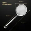 Colador malla de acero inoxidable fuga cuchara espumadera hogar olla caliente cuchara de pimienta separación de escoria cocina frito pantalla de filtro cuchara filtro de aceite