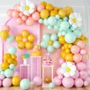 Arco de Decoración con Globos Cruz de Globos Decoración de Fiesta Transfronteriza Decoración de Atmósfera Globos Redondos de Látex Coloridos Venta al por Mayor