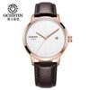 Ochstin/Augusten 6202 Transmissão ao Vivo Negócios Mecânico Masculino Pulseira de Aço Sólido Calendário Relógio Mecânico Totalmente Automático