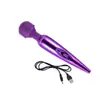Dispositivo de Masturbação Feminino com Haste AV Galvanizada e Carregamento USB Massajador Vaginal Feminino Brinquedo Sexual Erótico para Adultos