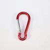 Directo del fabricante: No. 5 mosquetones de aleación de aluminio en forma de calabaza, clip de liberación rápida para exteriores, hebilla de escalada, clip pequeño para power bank