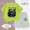 Delta Action Ip Colaboração Roupas Infantis Meninos Verão Amigo da Pele Respirável Casual Esportivo Manga Curta Conjunto de Shorts