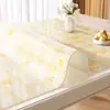 Mantel de Mesa de Comedor de PVC Impermeable a Prueba de Aceite sin Lavar Estilo Pequeño Fresco Ins Diseño de Lujo Ligero Sentido Protección de Escritorio de Mesa de Café