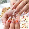 Pegatinas de Hoja de Arce Suministro Transfronterizo Pegatinas para Uñas 12 Estilos Set de Pegatinas para Uñas Compañero de Esmalte en Gel para Acción de Gracias