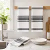 Paños de limpieza comerciales para cafeterías, bares, restaurantes y hoteles; absorbente, quitapolvo, de rayas blancas, con diseño de piña y personalizable para uso en la cocina