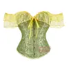 Modelador de Corpo Estilo Corte Francês Corset Outerwear Vestido Tubinho Bustier Corset Cinchador de Cintura Modelador para Controle da Barriga para Mulheres