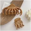 Pintura al óleo retro agarre de calabaza clip grande de tiburón pasador para la parte trasera de la cabeza agarre de araña de alta calidad Super agarre para el cabello