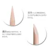 Arte de uñas quitaesmalte palito naranja corto multiusos doble cara removedor de belleza usando un trozo de algodón con alcohol limpio venta al por mayor