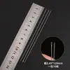 Aguja Fina para Perlas, Aguja Retorcida para Enhebrar Perlas Pequeñas, Alambre de Acero Suave Aguja Larga para Perlas Budistas, Aguja para Enhebrar Pulseras de Joyería