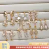 Ajustes para Pendientes de Perla con Aguja de Plata S925 Piedra Ojo de Gato Estilo Coreano Moda Pendiente Versátil Ajustes Fabricante de Joyería Al por Mayor