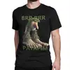 Camiseta de Algodón Puro para Hombre y Mujer con Meme Brr Brr Patapim Brainrot