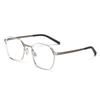 Nuevos Lentes Metálicos Ovalados de Gama Alta para Mujer, Montura Pequeña Patillas de Resorte para Hombre, Luz Anti-Azul, Se Pueden Equipar con Monturas para Lentes de Prescripción