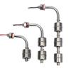 Controlador de nivel de agua y aceite con interruptor de flotador simple y doble de montaje lateral de acero inoxidable 304 resistente a altas temperaturas personalizado