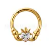 Pingente de liga de titânio F136 Brincos de argola para nariz Joias para piercing corporal de liga de titânio G23 Atacado de Piercings para Nariz