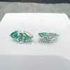 Atacado do Fabricante Pedras Soltas de Moissanita, Formato Marquesa, Cores Azul-Esverdeado Natural e Azul Marinho, 0,5-3Ct, em Estoque, Podem ser Combinadas com Gra