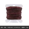 Cuero Transfronterizo DIY Hecho a Mano Hilo de Colores Hilo Encabezado Hilo Trenzado Hilo de Cuerda Plana Encabezada Pulsera Collar Hilo Trenzado Hecho a Mano