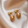 Brincos de letra com zircônia Agulha de Prata design retrô francês leve luxo alta qualidade brincos fábrica atacado personalizado Feminino