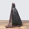 Atacado de fábrica nova bolsa de peito masculina de couro moda casual bolsa para celular mochila estilo coreano bolsa tiracolo de couro
