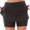 Pantalones deportivos casuales de cintura media para mujer, de color liso, con bolsillo, de moda de comercio exterior, Amazon. Nueva falda corta.