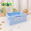 Caja de Almacenamiento Plegable de Escritorio Estilo Japonés Contenedor de Bolígrafos Mini para Niña Estudiante Corazón de Niña Organizador Mini Cesta de Almacenamiento de Papelería de Dibujos Animados