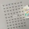 Múltiples Opciones de Pegatinas para Uñas de Moño Disponibles. En Stock Versátiles Impermeables con Relieve 3D Pegatinas para Uñas de Lazo Estilo Ca